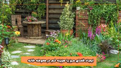 ایجاد فضای سبز با هزینه کم در محوطه خانه