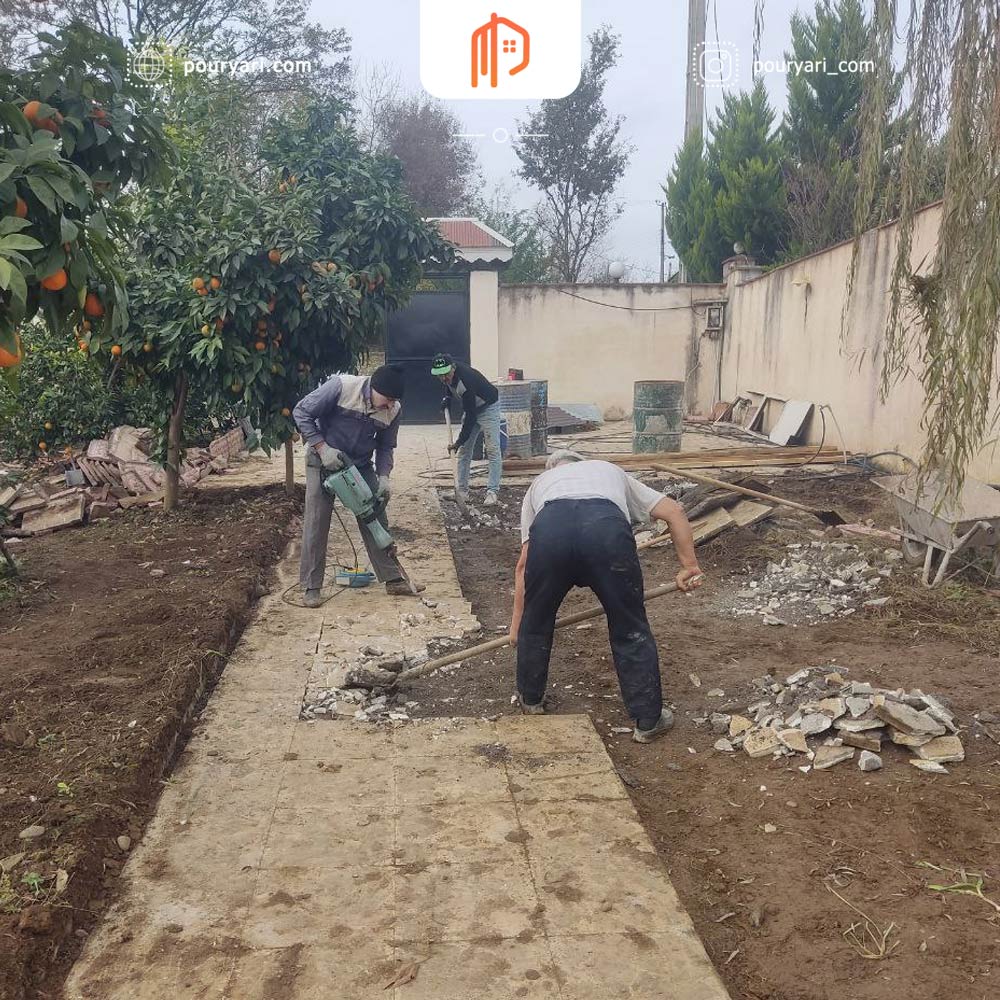 پروژه محوطه سازی سیاهکل